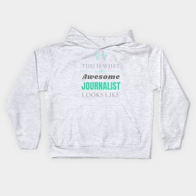 Journalist Kids Hoodie by Mdath